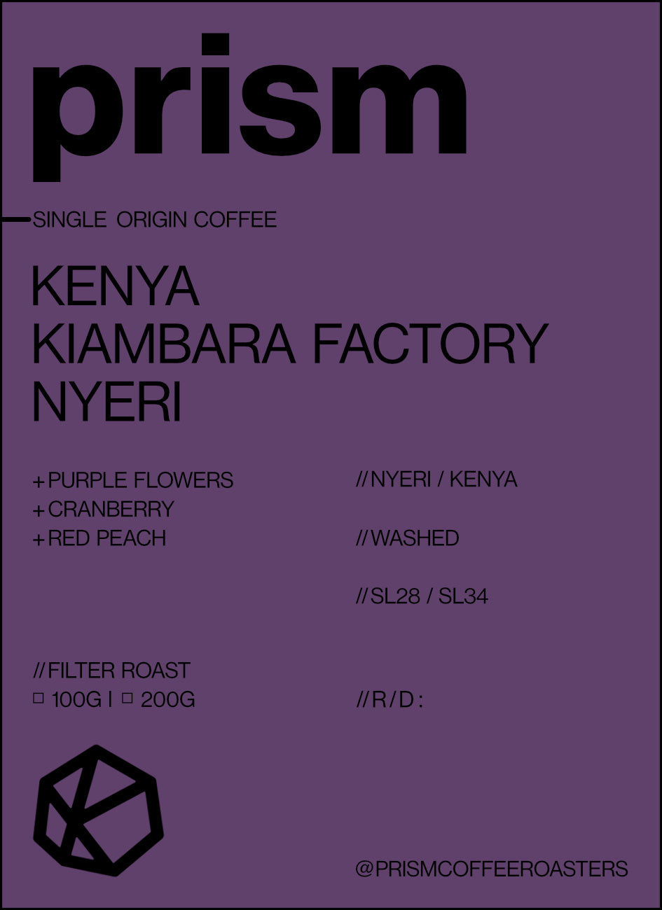 Kenya Kiambara Factory Washed
