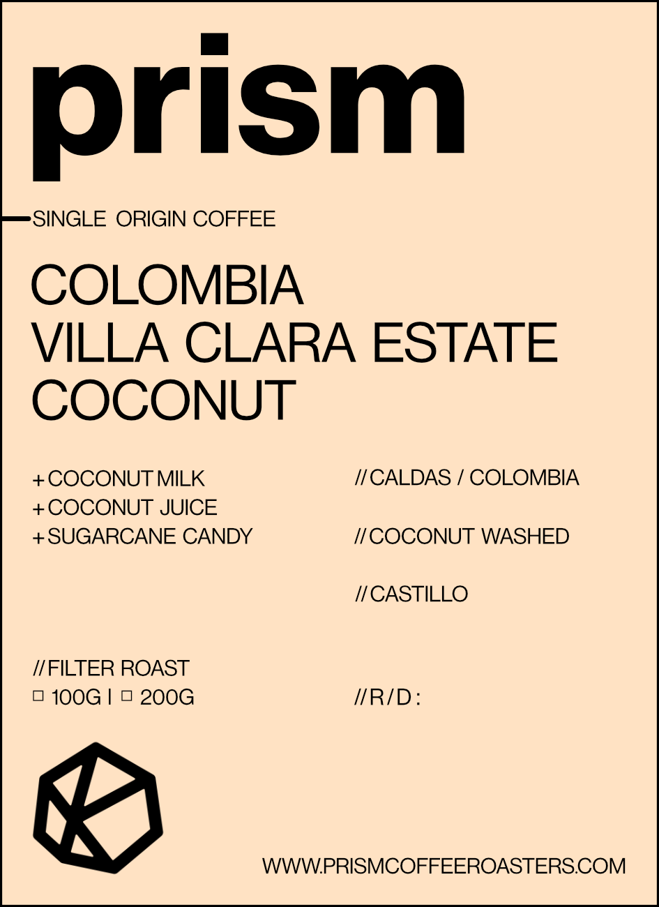 Colombia Villa Clara Estate Coconut Washed