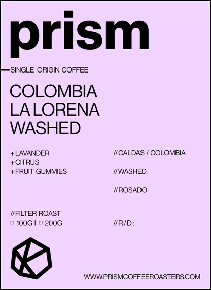Colombia La Lorena Rosado Washed