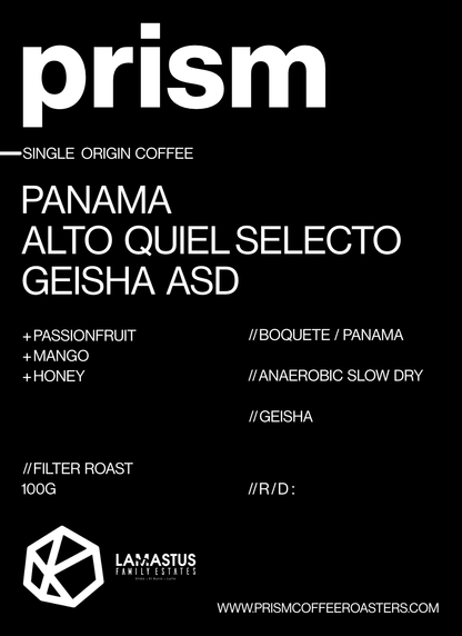 Panama Alto Quiel Selecto Geisha ASD