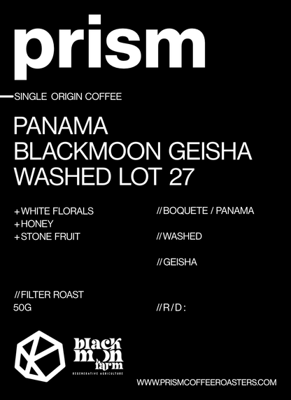 Panama Blackmoon Geisha Washed Lot 27