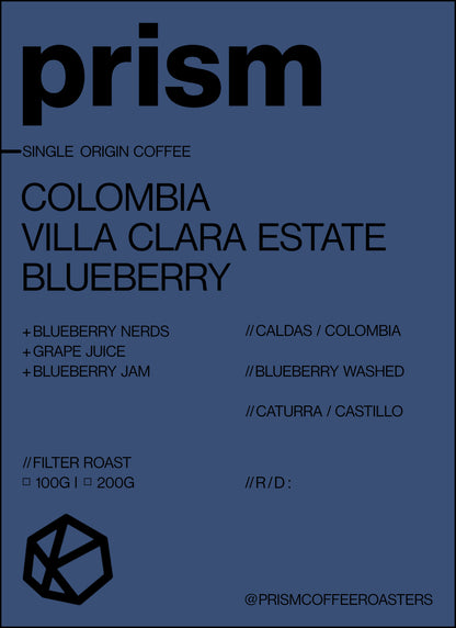 Colombia Villa Clara Estate Blueberry Honey