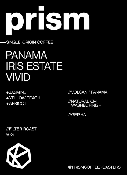 Panama Iris Estate Vivid Geisha CM Natural Washed Finish